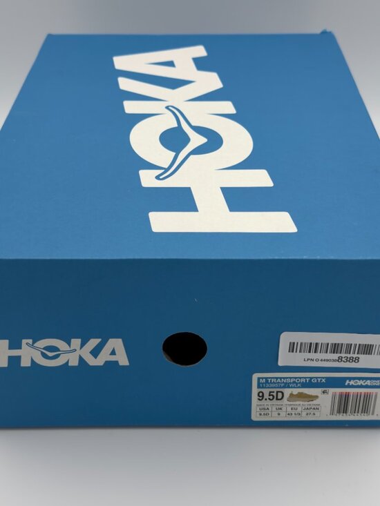 HOKA Men’s Transport GTX Gore-Tex Shoes Wheat Oat Milk Size 9.5 main image 9